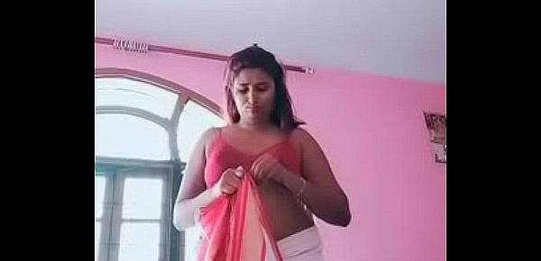  Hot Swathi naidu romantic and sexy first night short film making part-1